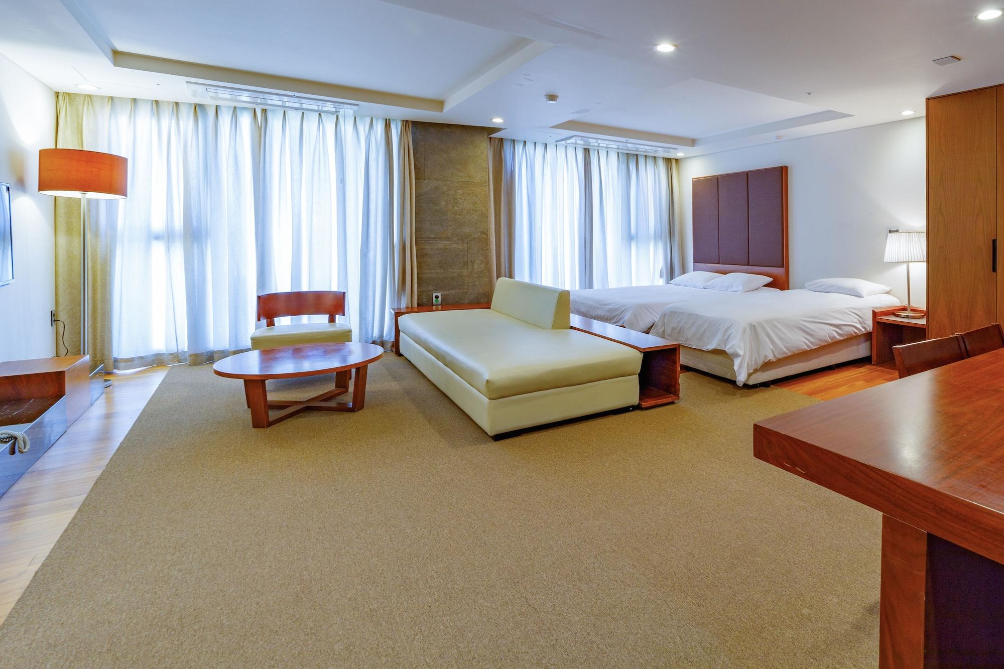 The Island Blue Hotel Seogwipo-stad Buitenkant foto